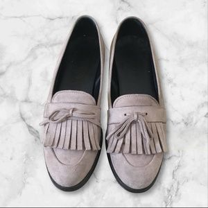 TOD’S Suede Tassel Loafers